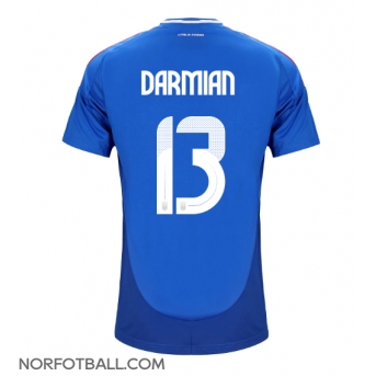Billige Fotballdrakt Italia Matteo Darmian #13 Replika Hjemmedrakt EM 2024 Kortermet